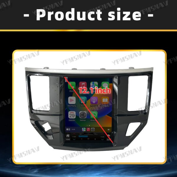 TEMU-尺寸 12.1 Inch Car Radio For Nissan Pathfinder R51 2012-2020