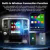 carplay 10.4 Inch Car Radio For Dodge Ram 1500 2500 3500 2013-2018