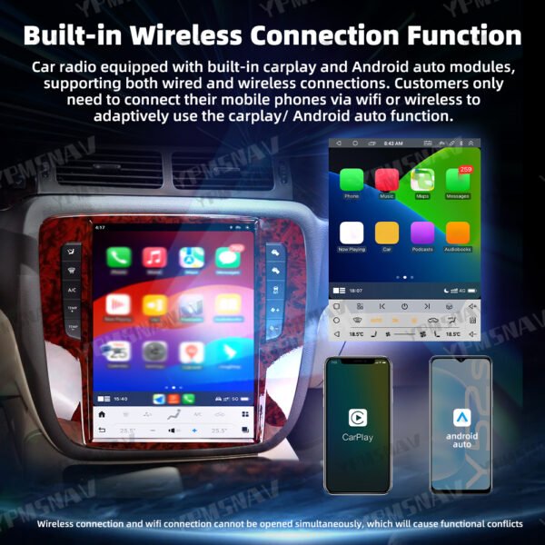 carplay 12.1 Inch Car Radio For GMC Yukon Chevrolet Tahoe Silverado 2007-2013