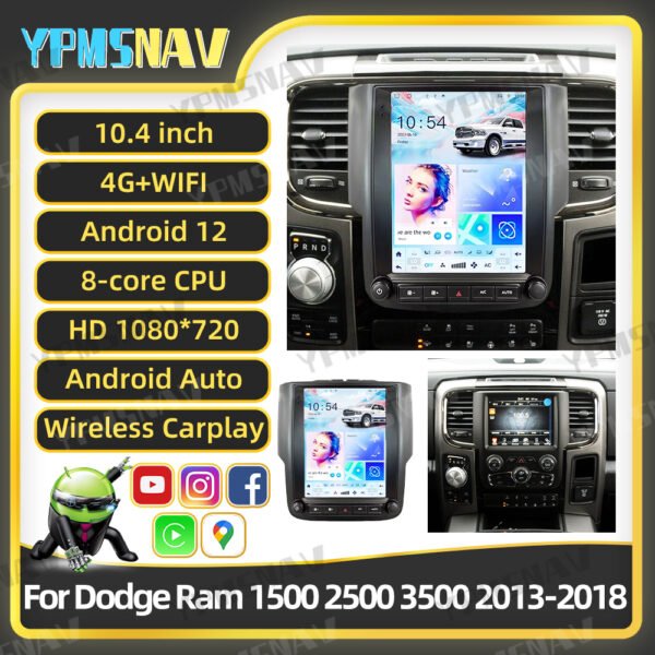 主图 10.4 Inch Car Radio For Dodge Ram 1500 2500 3500 2013-2018