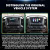 原车系统区分 14.4 Inch Car Radio For GMC Sierra For Chevrolet Silverado 2013-2019