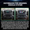 原车系统区分 14.4 Inch Car Radio For GMC Sierra For Chevrolet Silverado 2013-2019
