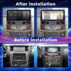 安装前后 12.3 Inch Car Radio For Nissan Armada Patrol Y62 For Infiniti QX80 2010-2020