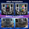 安装前后 12.1 Inch Car Radio For Nissan Patrol Armada SE For Infiniti QX56 2006-2012