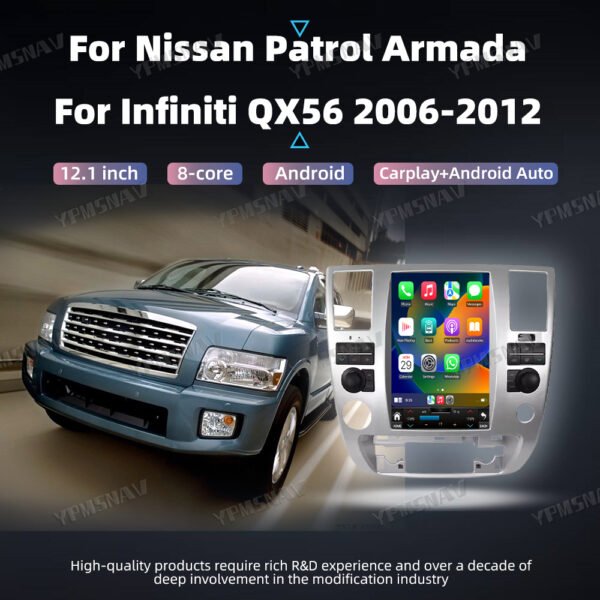 详情页首图 12.1 Inch Car Radio For Nissan Patrol Armada SE For Infiniti QX56 2006-2012