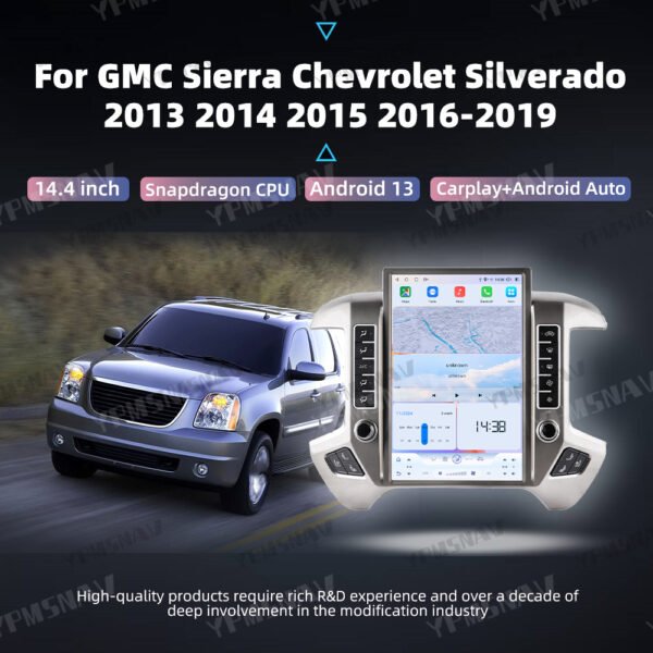 详情页首图 14.4 Inch Car Radio For GMC Sierra For Chevrolet Silverado 2013-2019