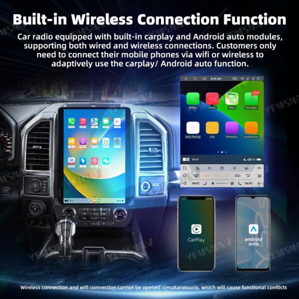 carplay 14.4 Inch Car Radio For Ford Raptor F150 F250 F350 2015-2021