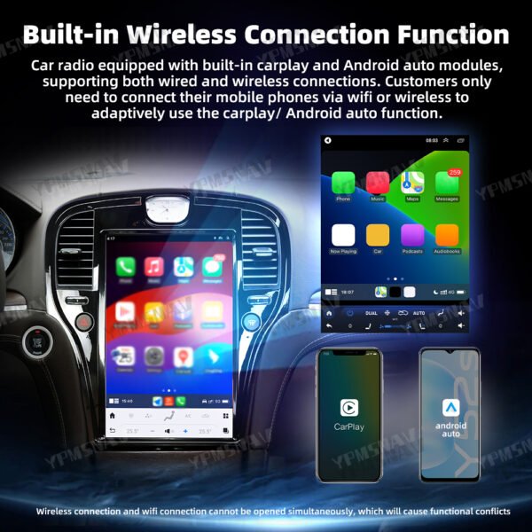 carplay_副本 14.4 Inch Car Radio For Chrysler 300 300S 300C 2011-2023