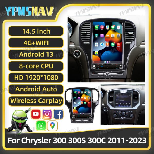 主图 14.5 Inch Car Radio For Chrysler 300 300S 300C 2011-2023