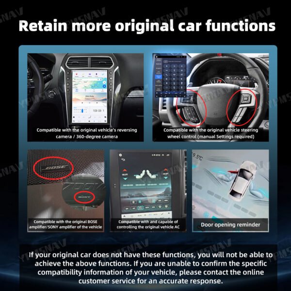 14.4 inch Car radio For Ford Explorer 2011-2019