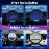 安装前后 11.8 Inch Car Radio For BMW MINI R56 R60 2007-2014